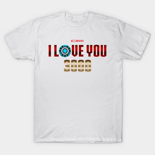 I Love You 3000 v5 T-Shirt by Fanboys Anonymous